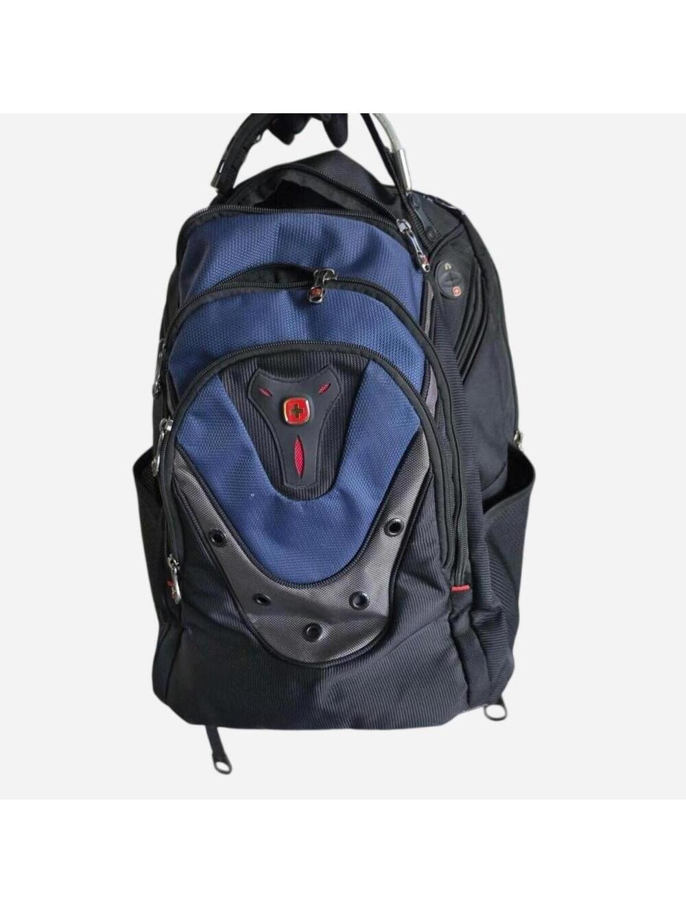 Wenger Swiss Gear Ibex 17-Inch Laptop Backpack Bag Black/Gray/Blue